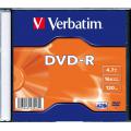 DVD-R Verbatim, 16x, u slim kutiji